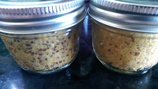 Made mustard - two kinds.